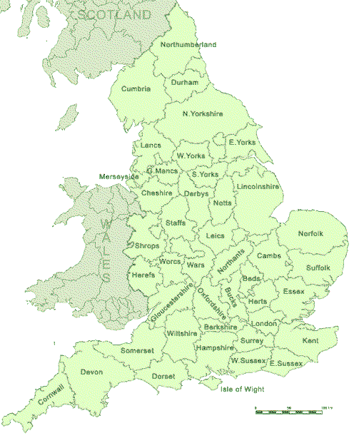 map of yorkshire england